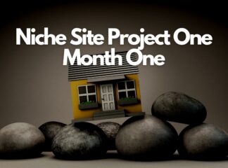 niche site project one - month one income report