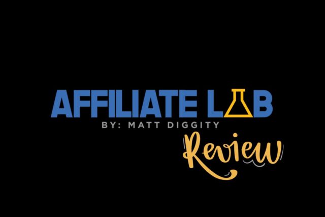 The Affiliate Lab by Matt Diggity logo with addition of scripted review underneath