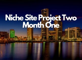 Niche Site Project Two Month One